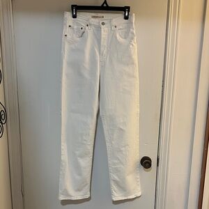 Levi's Women's Straight Leg White Jeans